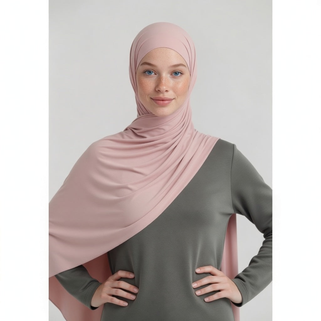 Laguna Liquid Hijab Pink