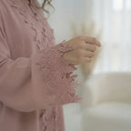 Hana Pink Abaya 2 piece