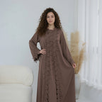 Hana Brown Abaya 2 piece