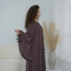 Hana Purple Abaya 2 piece