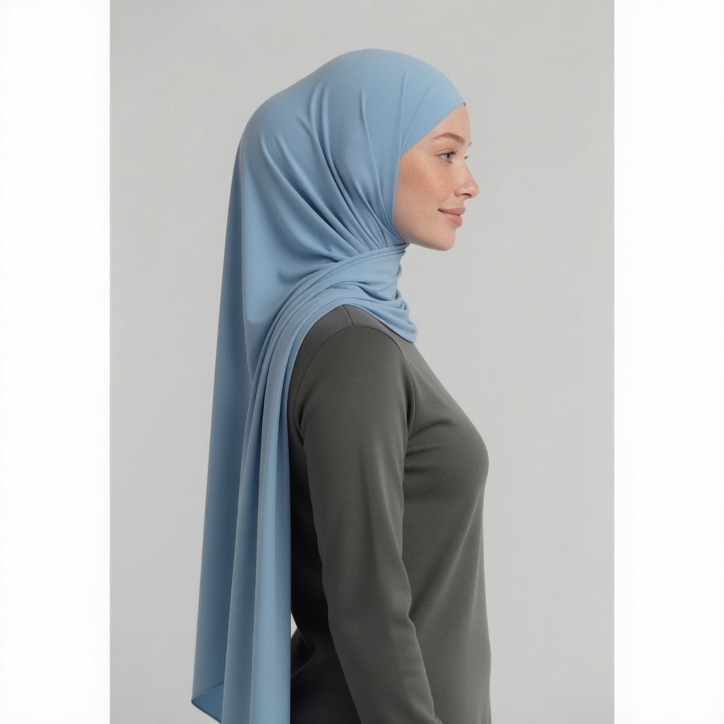 Laguna Liquid Hijab Baby Blue