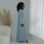 Noor Baby Blue Abaya 2 piece