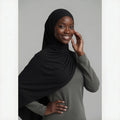 Laguna Liquid Hijab Black