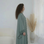 Hana Green Abaya 2 piece