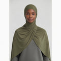 Laguna Liquid Hijab Olive Green