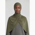 Laguna Liquid Hijab Olive Green