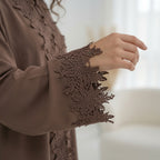 Hana Brown Abaya 2 piece