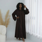 Noor Brown Abaya 2 piece